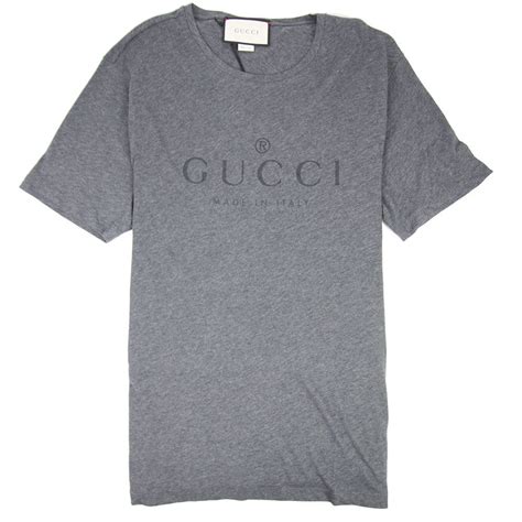 gucci gray|Gucci leather t shirt.